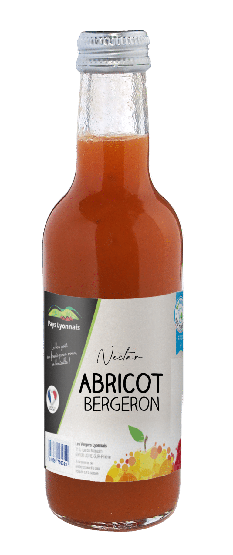 Les Vergers Lyonnais - Nectar d'abricot 25 cl