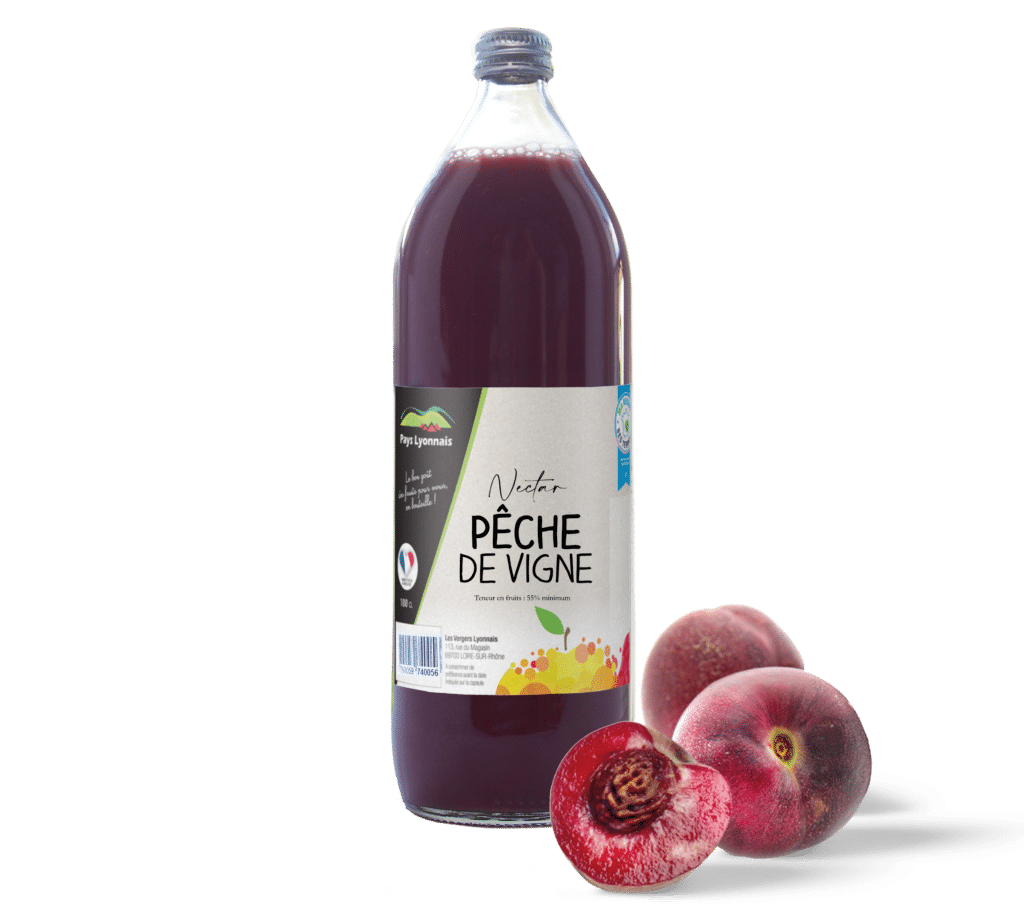 Nectar de Pêche de Vigne 1L